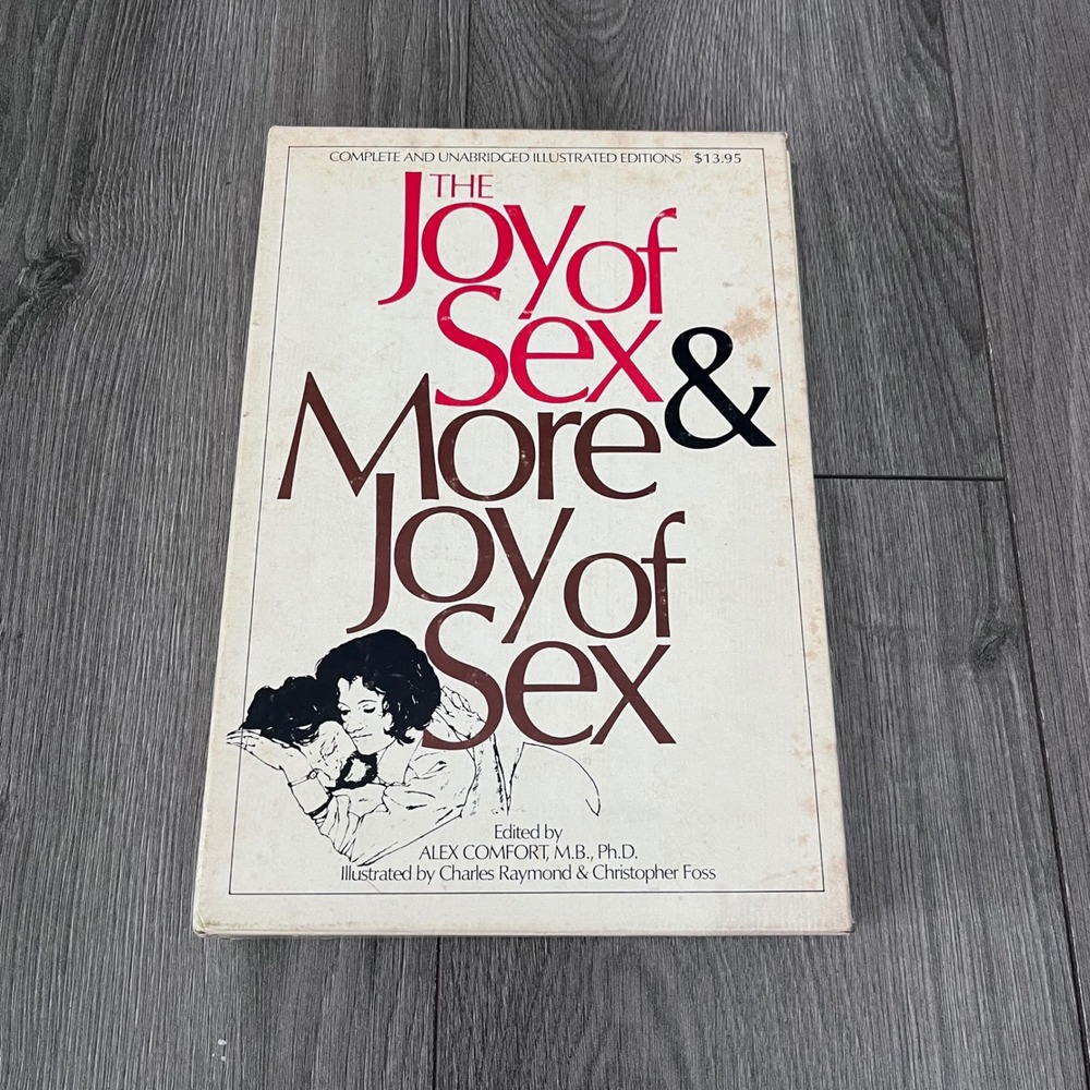 The Joy of Sex & More Joy of Sex Vintage Boxed Set Alex Comfort Illustrated